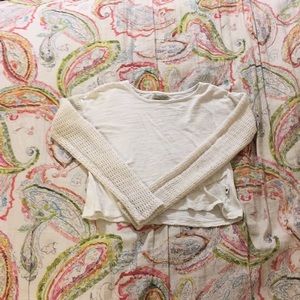 White lucky brand shirt